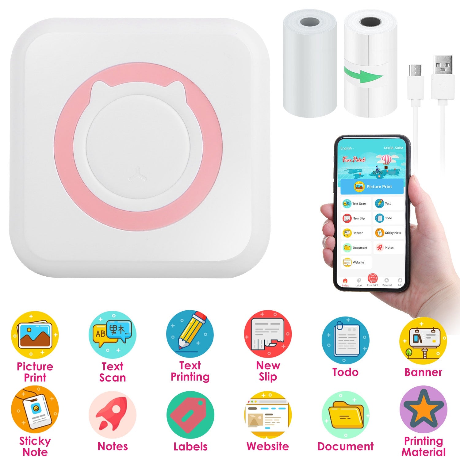 Mini Printer - Printer Paper &