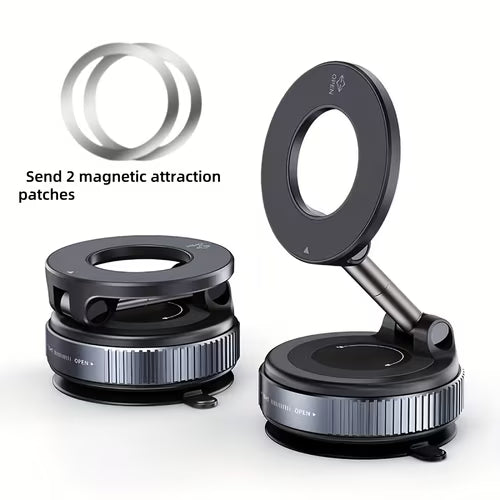 Magnetic Car Phone Mount – Universal 360° Rotating Dashboard & Vent Holder