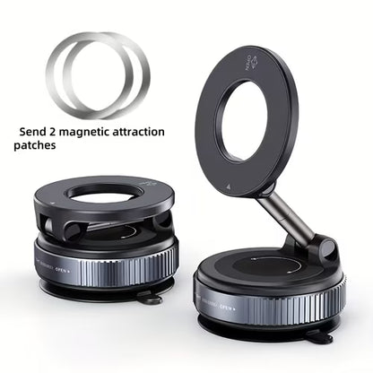 Magnetic Car Phone Mount – Universal 360° Rotating Dashboard &amp; Vent Holder