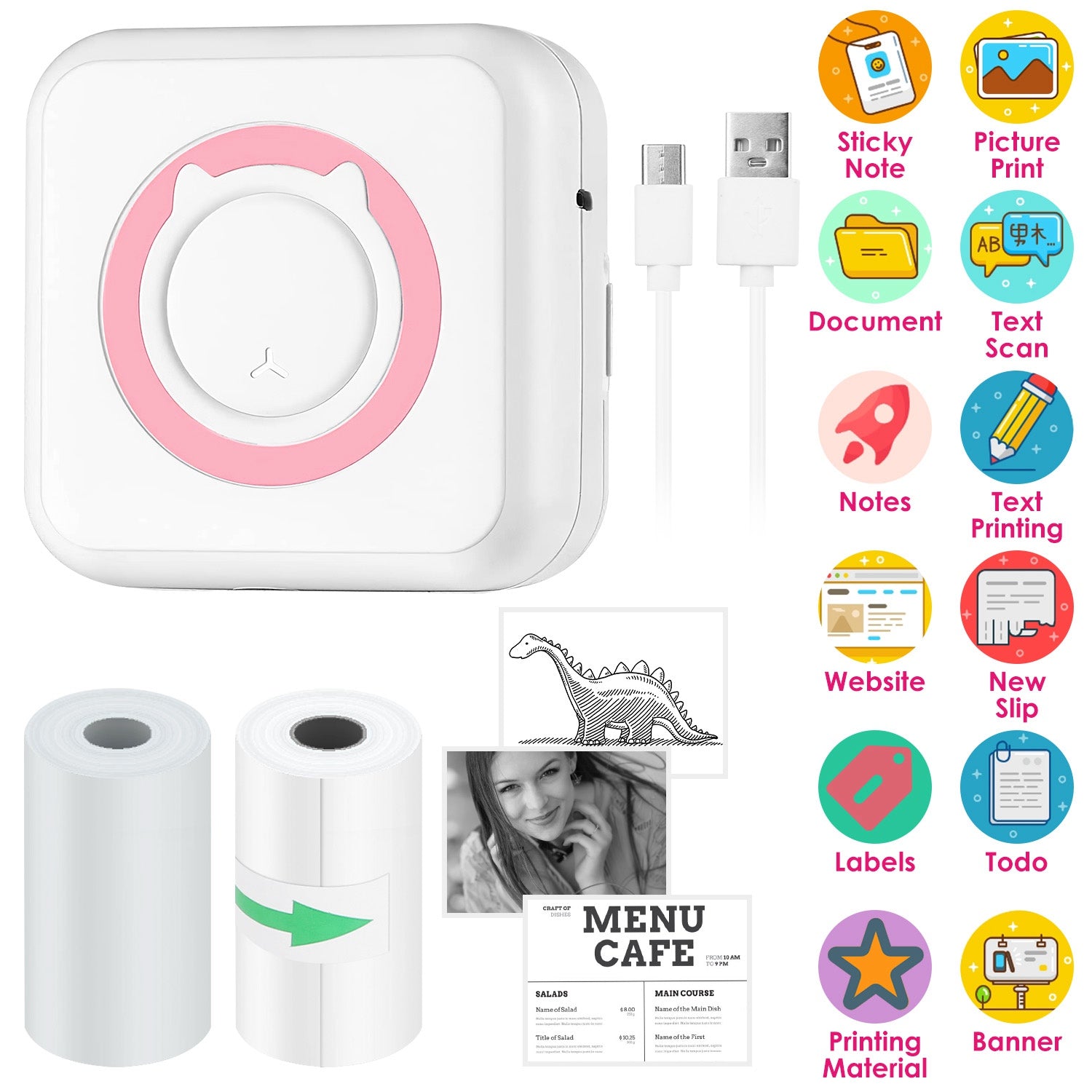 Mini Printer - Printer Paper &