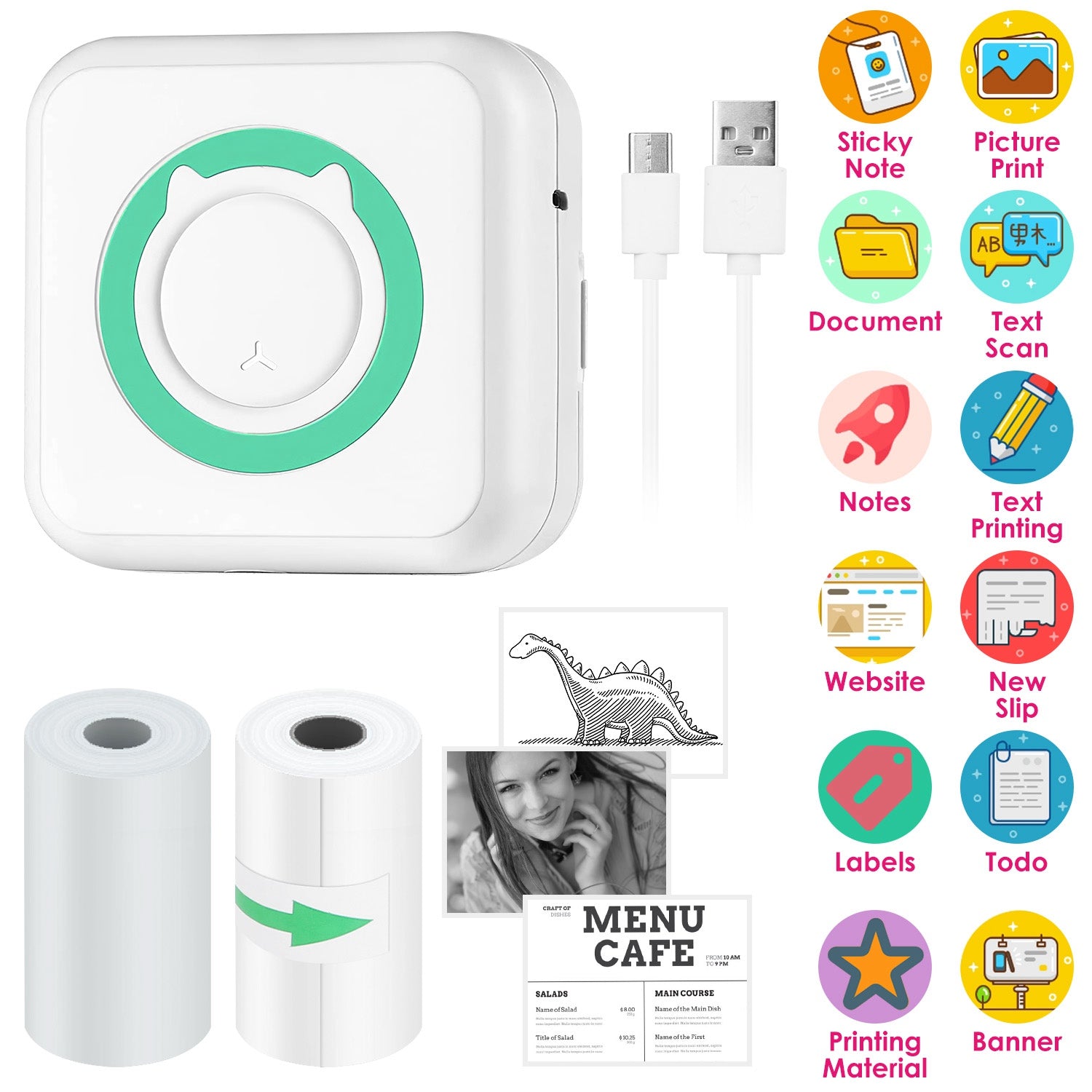 Mini Printer - Printer Paper &