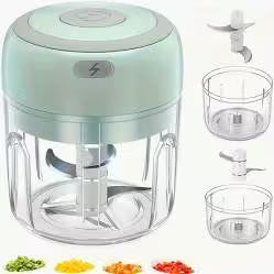 Portable Mini Food Chopper – Compact Electric Vegetable Chopper