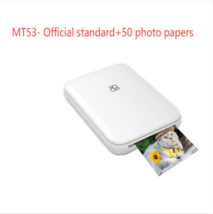 Color Photo Printer Portable Full Color Wireless Photo Printer USB Bluetooth Thermal Sublimation Printer