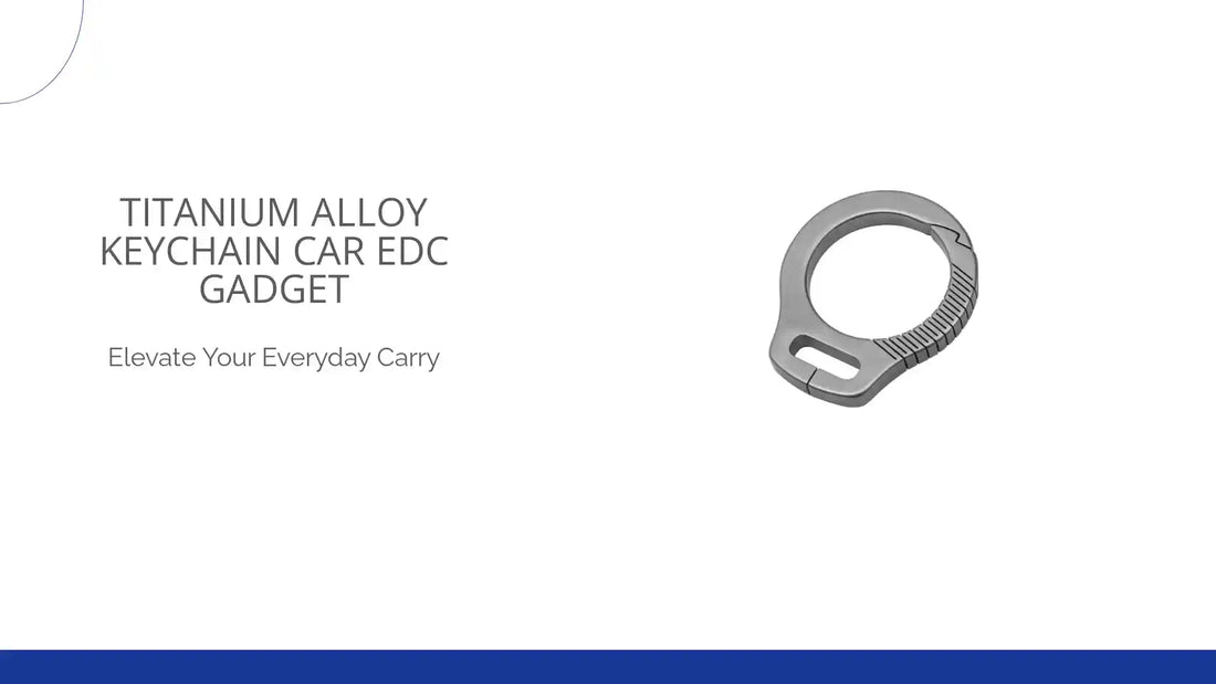 Titanium Alloy Keychain Car EDC Gadget by@Outfy