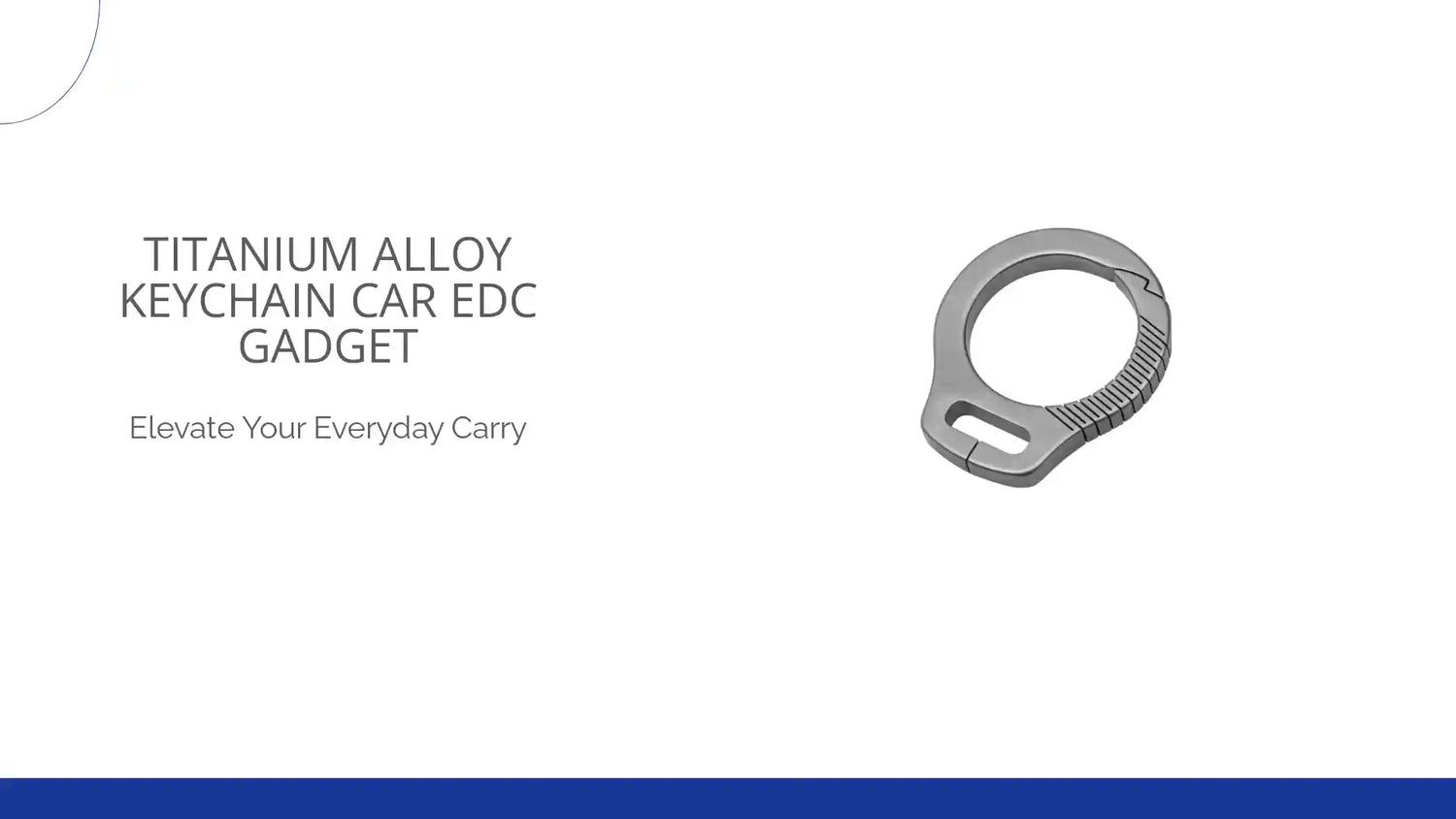 Titanium Alloy Keychain Car EDC Gadget by@Outfy