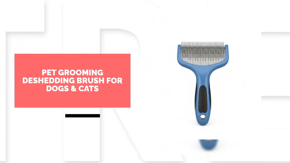 Pet Grooming Deshedding Brush for Dogs &amp;amp; Cats by@Outfy