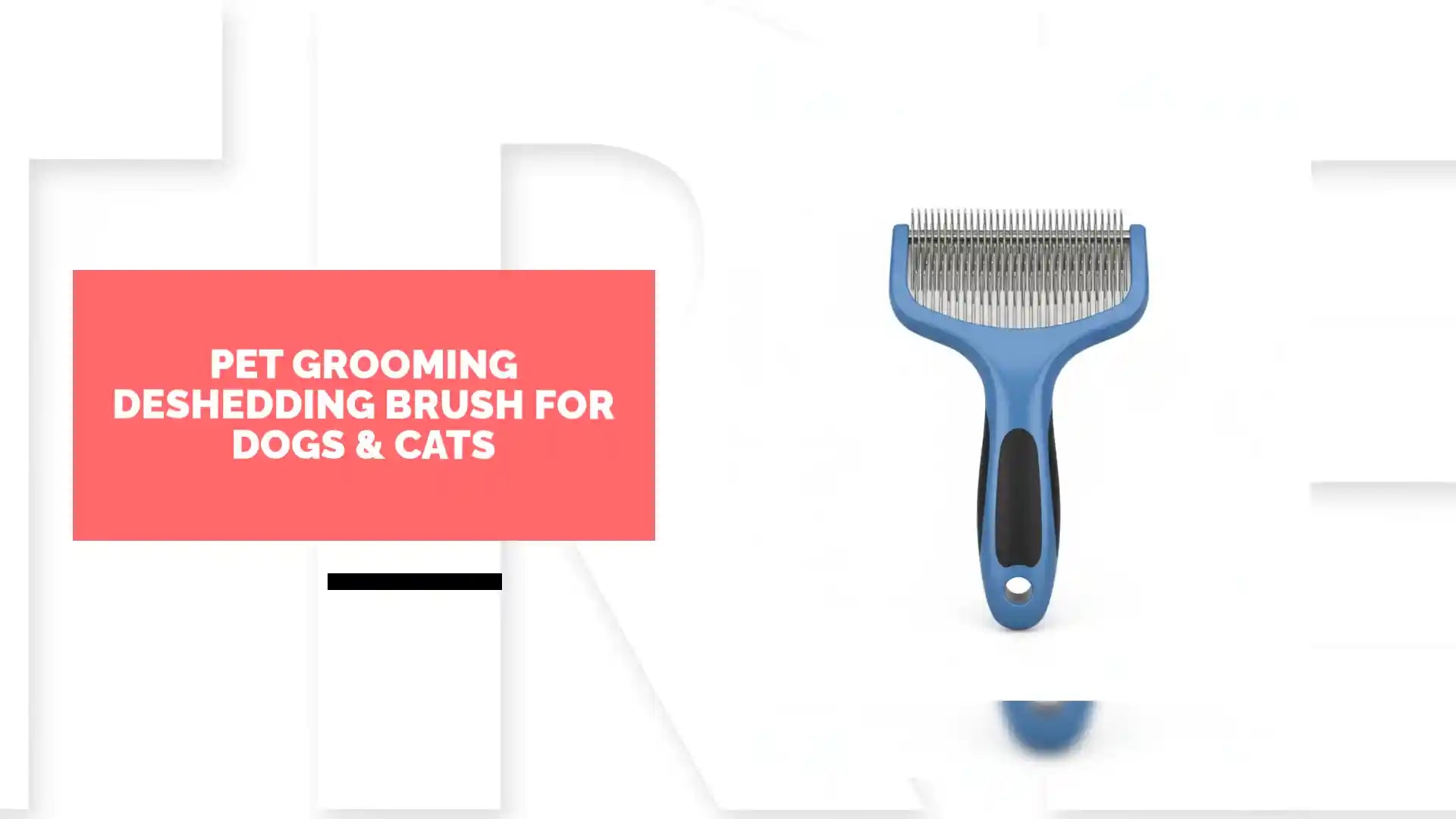 Pet Grooming Deshedding Brush for Dogs &amp;amp; Cats by@Outfy