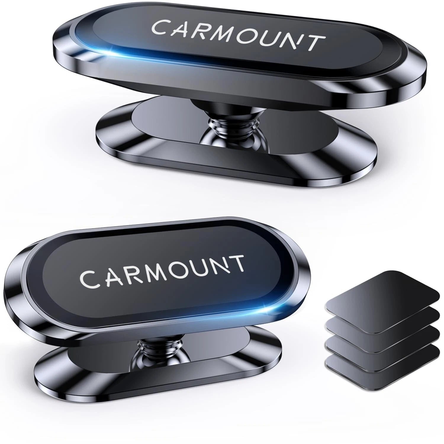 Magnetic Car Phone Mount – Universal 360° Rotating Dashboard &amp; Vent Holder
