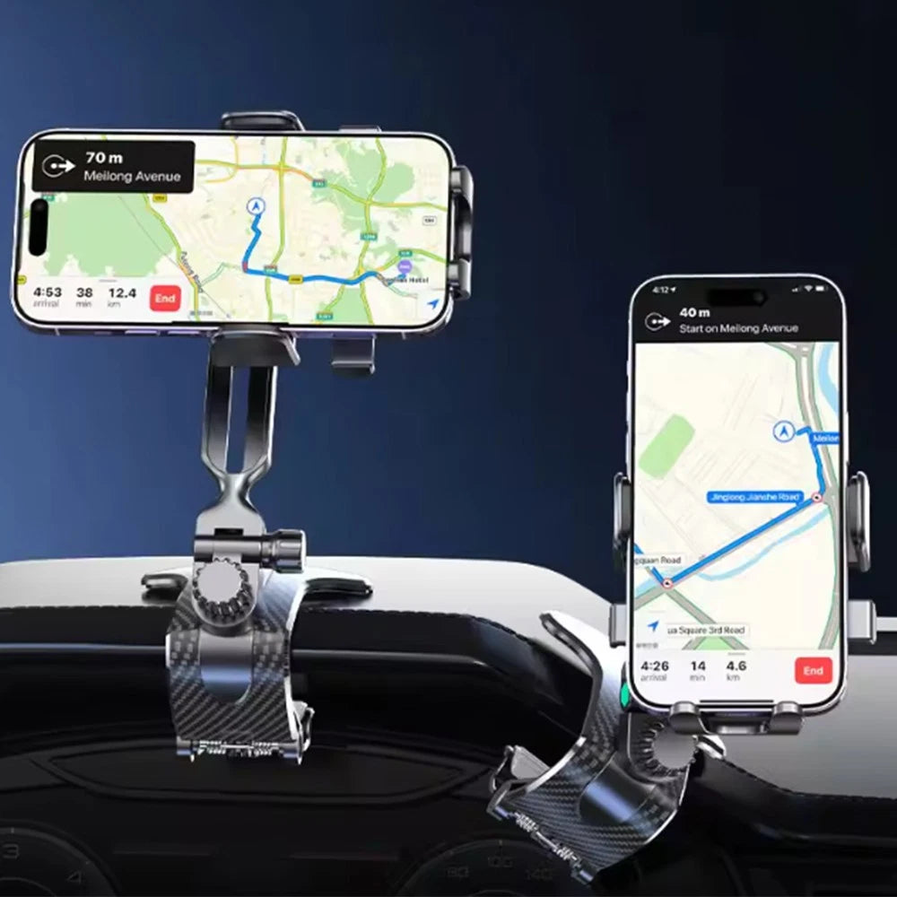 Magnetic Car Phone Mount – Universal 360° Rotating Dashboard &amp; Vent Holder